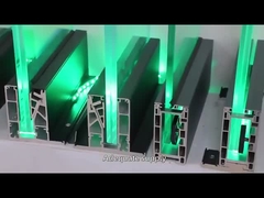 Εξωτερικό γυάλινο μπαλκόνι Lamel Balustrade με αλουμίνιο U σχήμα κανάλι