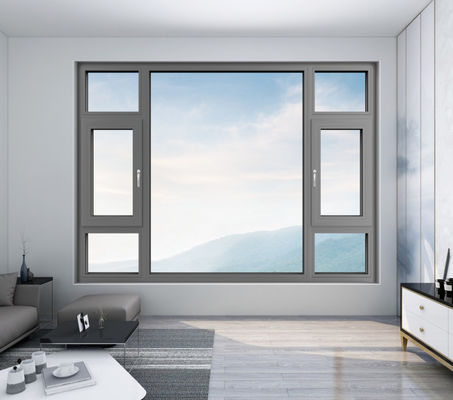 Αλουμινίου εξωτερικά κουνιόμενα παράθυρα Εύκολο καθαρισμό και ανθεκτικό στη θερμότητα