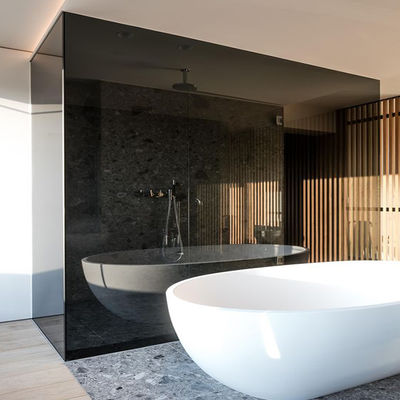 Χρωματιστό γυαλί εσωτερικά διαχωριστικά γυαλί οικιακή χρήση με πλαισίωμα από αλουμίνιο