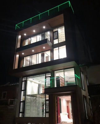 Ελαστικό αλουμίνιο και γυάλινο κάγκελο Εύκολη εγκατάσταση Προσαρμόσιμο