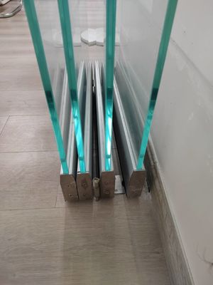 Απομονωμένες πόρτες εξωτερικών διπλών από γυαλί αλουμινίου για εμπορικά κτίρια