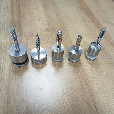 Ρυθμιζόμενο ανοξείδωτο ατσάλι 304 316 Τυπική τοποθέτηση εκτός τοίχου για γυάλινα κιγκλιδώματα μπαλκονιού σκαλοπατιών