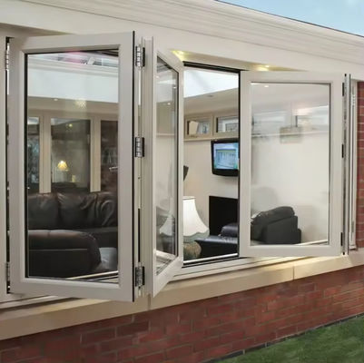 ποιότητας  Custom Balcony Aluminum Folding Window Tempered Insulated Folding Glass Window εργοστάσιο