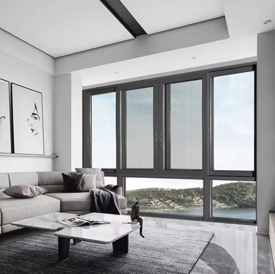 Εμπορικά ηχομόνωτα πλαίσια από αλουμίνιο με διακινούμενα παράθυρα με μονωμένο γυαλί