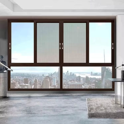 Εμπορικά ηχομόνωτα πλαίσια από αλουμίνιο με διακινούμενα παράθυρα με μονωμένο γυαλί