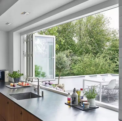 Προσαρμοσμένο μπαλκόνι Αλουμινίου Πλαστικό Παράθυρο Εξατμισμένο Κλιπτό Παράθυρο