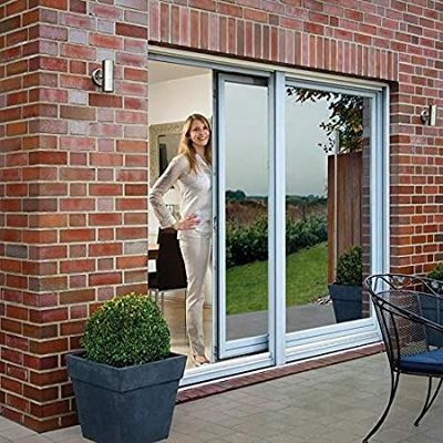 Παγωμένο γυαλί αλουμινίου οδοντωτή πόρτα Ανθεκτική στη σκόνη και ανωδικοποιημένα φινίρισμα