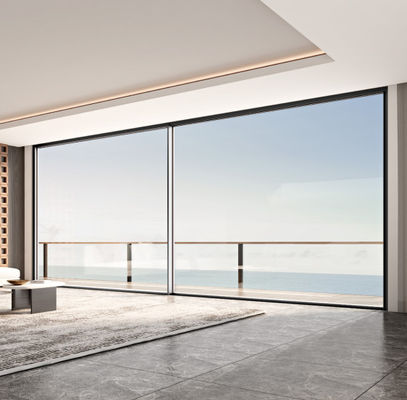 Εύκολη εγκατάσταση Αλουμινίου εσωτερικές συρόμενες πόρτες Προσαρμοσμένη 1.8 Αλουμινίου συρόμενη πόρτα