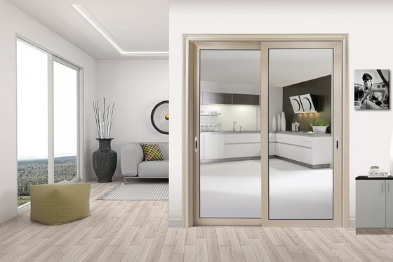 Μαύρη αντοχή σε τυφώνα Αλουμινίου ολισθητή πόρτα Αλουμινίου πλαίσιο 1.5 Αλουμινίου ολισθητή πόρτα