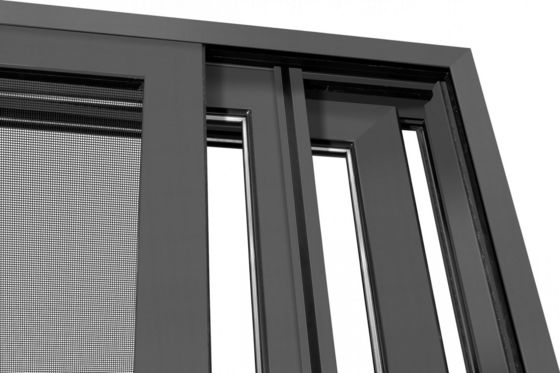 Σκληρή κινούμενη πόρτα με προφίλ αλουμινίου προσαρμόσιμη με θραυσμένο γυαλί