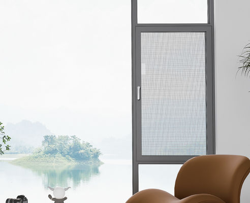 Αλουμινίου ανθεκτικό κάλυμμα παράθυρο με θερμαινόμενο μονωμένο γυαλί και στρωμένο γυαλί