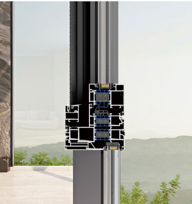 Αλουμινίου ανθεκτικό ανοιχτό παράθυρο με στρωμένο γυαλί και θερμαινόμενο μονωμένο γυαλί