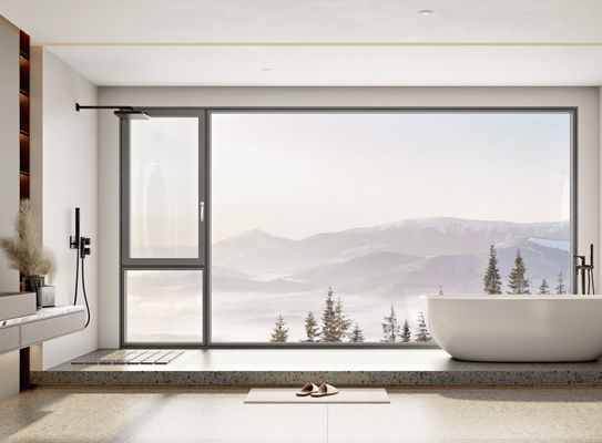 Αλουμινίου εξωτερικά κουνιόμενα παράθυρα Εύκολο καθαρισμό και ανθεκτικό στη θερμότητα