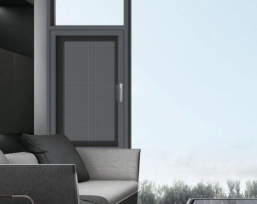 Ενεργειακή εξοικονόμηση Αλουμινίου Κουνούμενο παράθυρο Χαρακτηρισμένο γυαλί Εξωτερικό παράθυρο κάλυψης