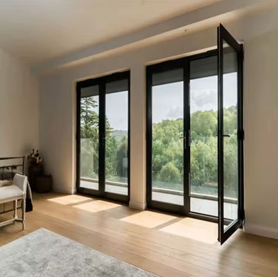Υψηλής απόδοσης Αλουμινίου Φρέμα Swing Door Θερμικό Break Εύκολη συντήρηση