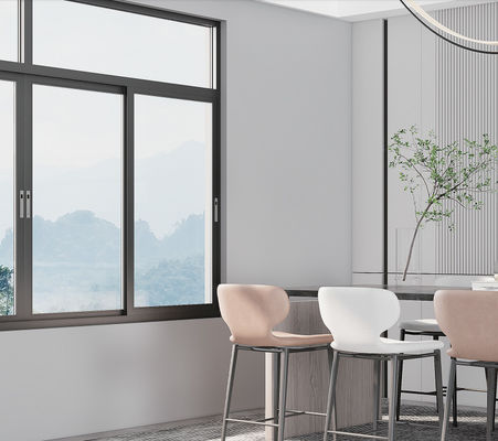 SZG Powder Coated Sliding Aluminum Window με σύστημα κλειδώματος πολλαπλών σημείων και υλικό
