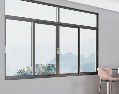 SZG Powder Coated Sliding Aluminum Window με σύστημα κλειδώματος πολλαπλών σημείων και υλικό