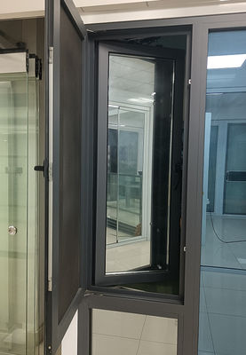 Προσαρμοσμένη εσωτερική κυματισμένη θήκη παράθυρα εύκολο καθαρισμό για εμπορικά κτίρια