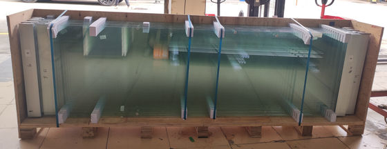 Αλουμινένιο πλαίσιο αναδιπλούμενο γυαλί Πύργοι αυλής υψηλή ασφάλεια Αντίσταση σε τυφώνες