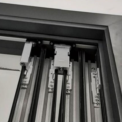 Απομονωμένο γυαλί Αλουμίνιο Πλαστικές πόρτες αυλής Προσαρμοσμένες διπλές πόρτες αλουμινίου λευκό