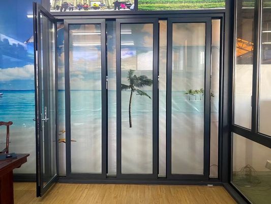 Ανθεκτικότητα σε τυφώνες Επικυκλωμένη πόρτα από σκληρό γυαλί υψηλή ασφάλεια Προσαρμόσιμο