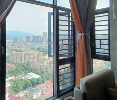 Σύγχρονο Αλουμινίου Κουνούμενο Παράθυρο Απομονωμένο Γυαλί Κουνούμενο Ανοιχτό Παράθυρο