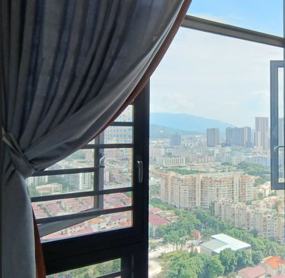 Σύγχρονο Αλουμινίου Κουνούμενο Παράθυρο Απομονωμένο Γυαλί Κουνούμενο Ανοιχτό Παράθυρο