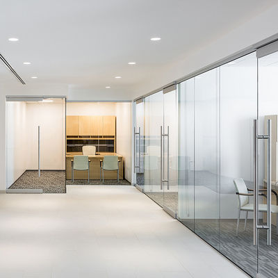 Ηχομόνωτα εμπορικά διαχωριστικά από γυαλί Εύκολη συντήρηση και καθαρισμό