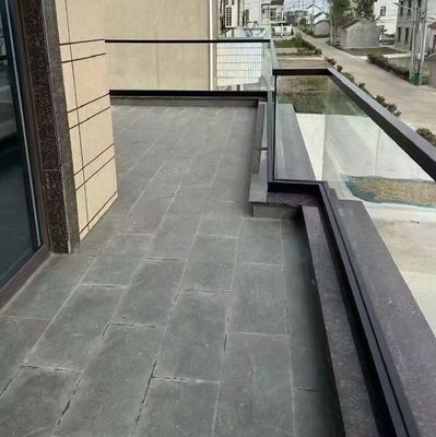 Εξωτερικό κατάστρωμα Χωρίς πλαίσιο Σύστημα γυάλινης περίφραξης με χερούλι στο γυάλινο μέρος