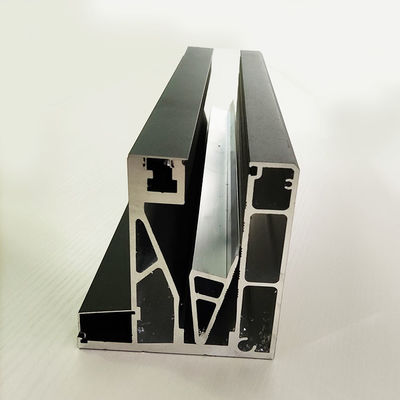 Σύγχρονη Αλουμινίου U Channel Glass Railing Προσαρμοσμένο Frameless Glass Balcony Railing