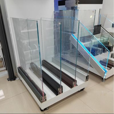 Ανοικτή θέαση χωρίς πλαίσιο γυαλί U Channel Railing με φώτα LED και εγγύηση άνω των 5 ετών