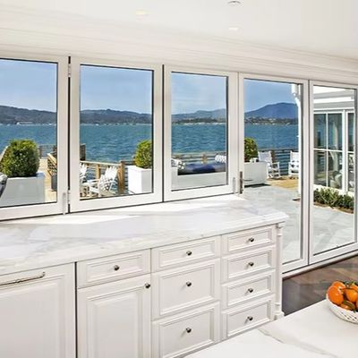 Ελέγχου θερμοκρασίας Ηχομόνωση Παράθυρα με προσαρμόσιμο πάχος γυαλιού Αλουμίνιο-Ατσάλι-Γυαλί