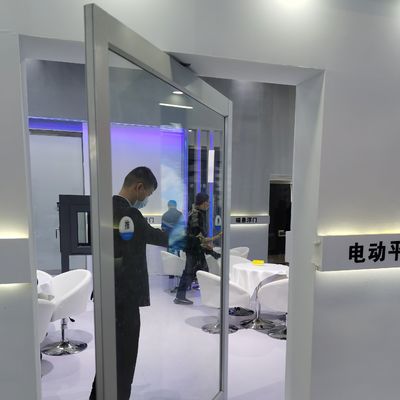 Φρέμα από κράμα αλουμινίου Luxury Design Λαμιναρισμένο Χαρακτηρισμένο Γυαλί Πύργο μπροστινής πόρτας σε εξατομικευμένα μεγέθη για μονό και διπλό τύπο γυαλιού