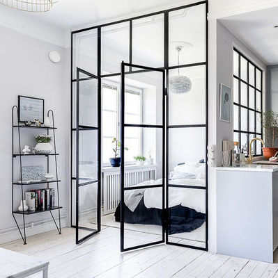 Πυρόστερη και ηχομόνωση από κράμα αλουμινίου Πύλη και παράθυρο με πάχος προφίλ 1,4 mm-3.0 mm