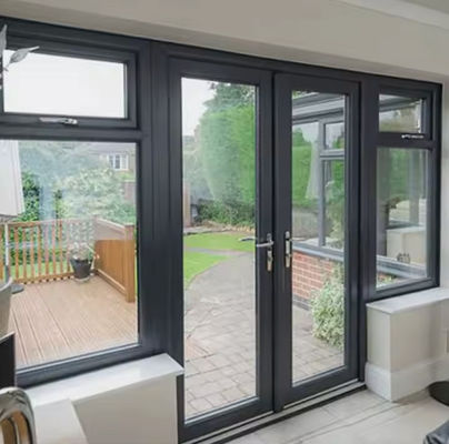 Υψηλής ποιότητας αλουμινένιο κράμα 6063-T5 Πύλη κυματισμού για εμπορικά και οικιακά περιβάλλοντα με προσαρμόσιμα εξαρτήματα υλικού