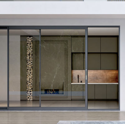 Προσαρμόσιμη συρόμενη πόρτα αλουμινίου με ενισχυμένη ασφάλεια και ανοξείδωτο πλέγμα σίτας για 50 χρόνια αντοχής