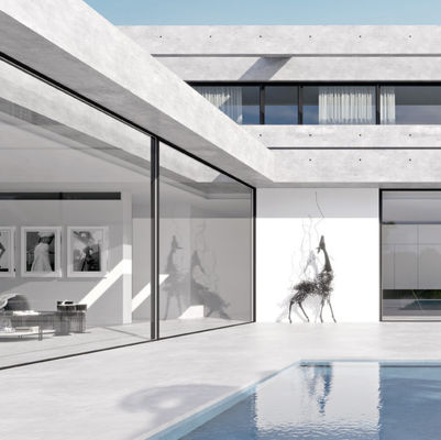 Προσαρμόσιμη μέθοδος ανοίγματος διαδρόμων διαδρόμου από αλουμίνιο και πάχος πλαισίου 1,2 mm-2,2 mm για τις ανάγκες των πελατών