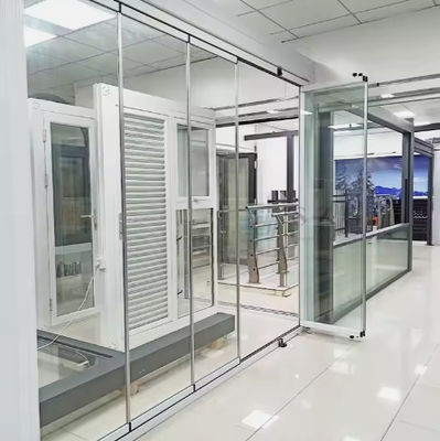 Αλουμινένια διπλώσιμη πόρτα με καλή ηχομόνωση υψηλής ποιότητας EPDM και σφραγιστικό σε σιλικόνη για εύκολη εγκατάσταση