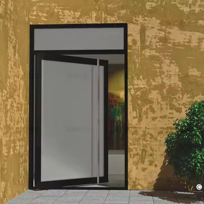 4-12mm Διπλό Γυαλί Αλουμίνιο Πύλη με διαφανές γυαλί και ανοξείδωτο χάλυβα Εικόνα υλικό δίχτυ