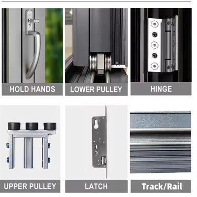 Σύγχρονο στυλ Αλουμινίου Πλαστικό παράθυρο με μονωμένο θραυσμένο γυαλί και προσαρμοσμένο πάχος γυαλιού