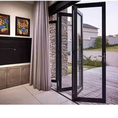 Αλουμινίου ηχητικό και υδατοασφαλής μονωμένη διπλή διπλή πόρτα γυαλί διαχωριστική πόρτα