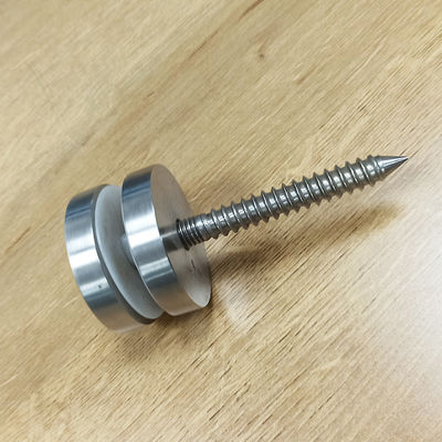 Ρυθμίσιμο σύστημα φράχτης γυαλιού από ανοξείδωτο χάλυβα 304/316 με διάμετρο 30mm/42.4mm για γυαλί 8-12mm