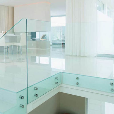 Ρυθμίσιμο από ανοξείδωτο χάλυβα χωρίς πλαίσιο τοίχωμα τοποθέτηση γυάλινη περίφραξη στερεοποίησης αδιέξοδος