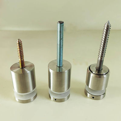 Ρυθμίσιμο από ανοξείδωτο χάλυβα χωρίς πλαίσιο τοίχωμα τοποθέτηση γυάλινη περίφραξη στερεοποίησης αδιέξοδος