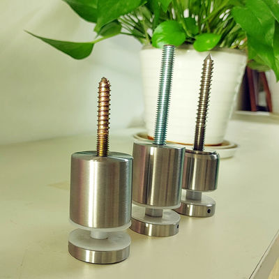 Ρυθμίσιμο από ανοξείδωτο χάλυβα χωρίς πλαίσιο τοίχωμα τοποθέτηση γυάλινη περίφραξη στερεοποίησης αδιέξοδος