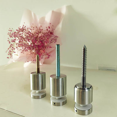 Ρυθμίσιμο από ανοξείδωτο χάλυβα χωρίς πλαίσιο τοίχωμα τοποθέτηση γυάλινη περίφραξη στερεοποίησης αδιέξοδος