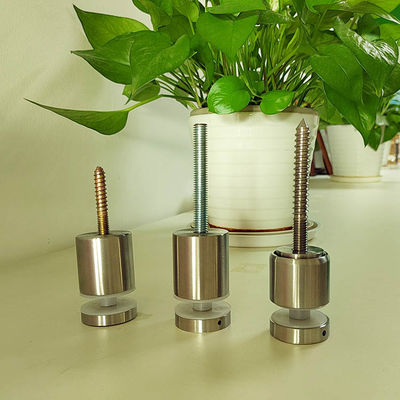 Ρυθμίσιμο από ανοξείδωτο χάλυβα χωρίς πλαίσιο τοίχωμα τοποθέτηση γυάλινη περίφραξη στερεοποίησης αδιέξοδος