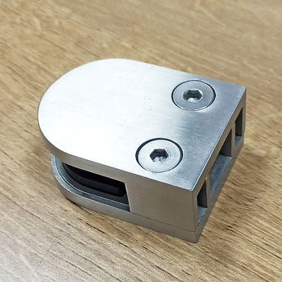 Χωρίς πλαίσιο, σκληρυμένο γυάλινο πάνελ, κιγκλίδωμα σκάλας, ρυθμιζόμενος σχεδιασμός, σφιγκτήρας λαβής τόξου, εξαρτήματα 304 316