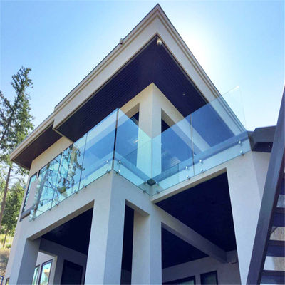 Adjustable Standoff Glass Railing System with Marine-Grade 316 Stainless Steel for 8-12mm Tempered Glass