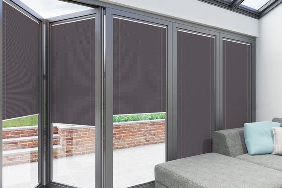 Διπλά Υαλοπίνακα Μονωμένα Πτερύγια Περσίδων Σφράγιση Παραθύρου με Ανοιγόμενο Φύλλο με Εσωτερικά Αξεσουάρ Σκίασης Μεταξύ των Κρυστάλλων